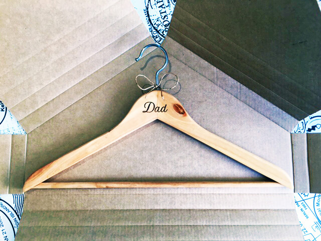 Stylish Delivery of your Engraved Wooden Hangers