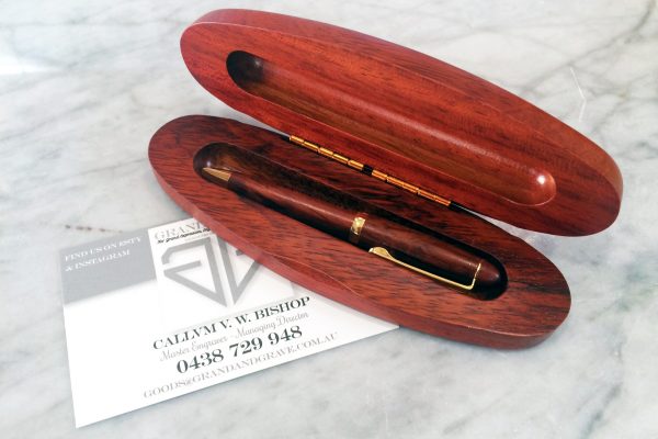 Mini Wooden Pen And Box Set Grand Engrave