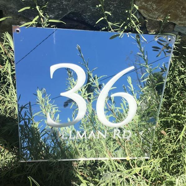 Engraved House Number by Grand Engrave Brisbane Engraving