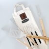 Personalised BBQ Set with Calico Bag