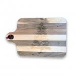 Acacia Wooden Board w/Tree Engraving