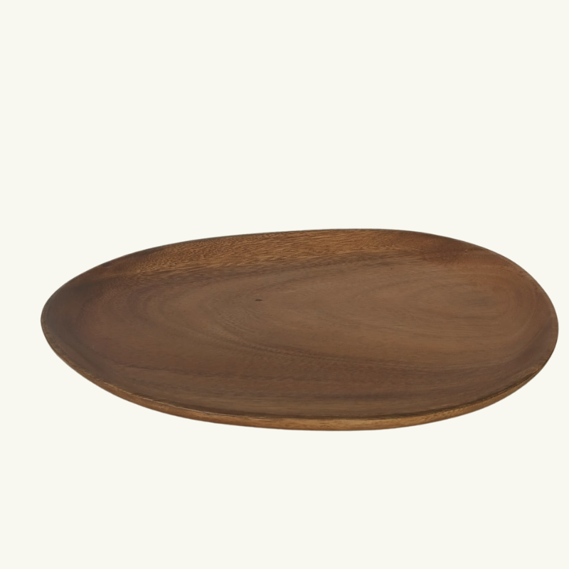 Acacia Free Shaped Plate Small – Handcrafted & Sustainable