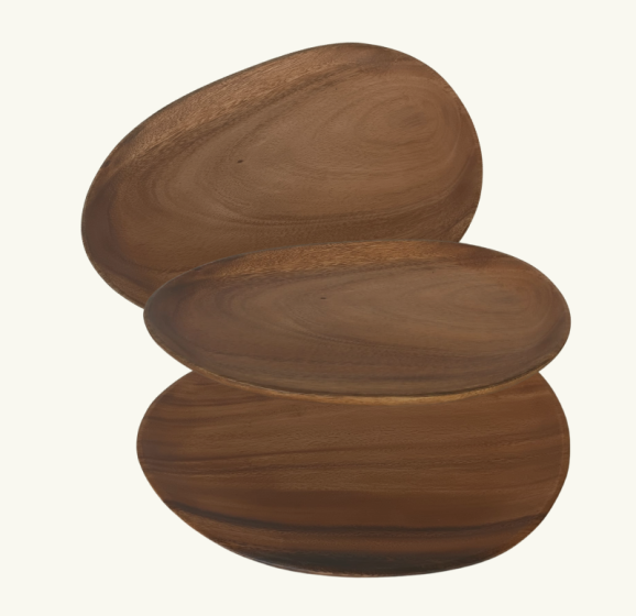 Acacia Free Shaped Plate Small – Handcrafted & Sustainable